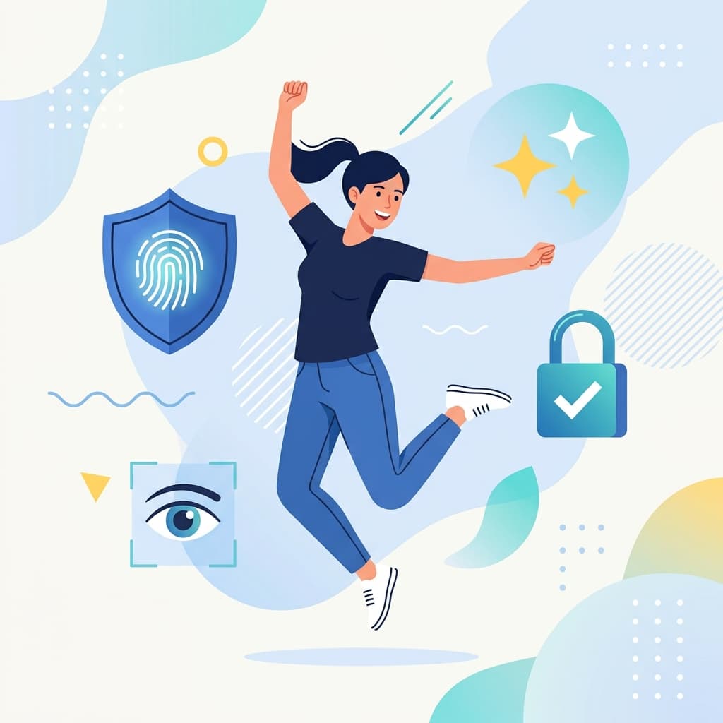Secure Login Illustration